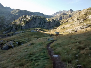 Looking back down the valley from Lake Obago
