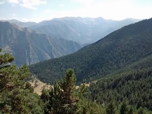 Looking back on our ascent route