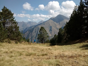 Looking E from Col de Tudela