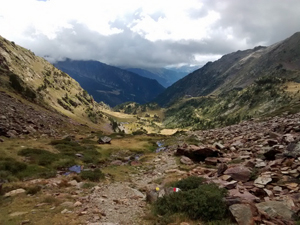 Descending from the Portella de Baiau