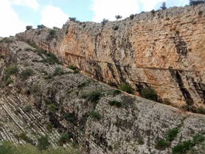 Looking up at the Ramp from the valley bottom
