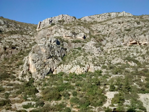 Craggy barranco scenery