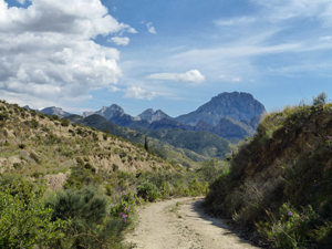 Magnificent Puig Campana and Castellets nearer