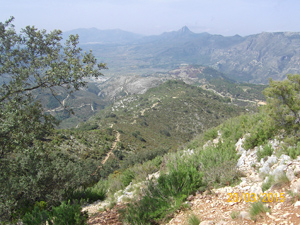 Montduver in the distance