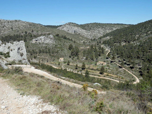 Descending to the Malafi gorge
