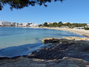 Looking back to Es Canar