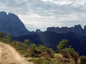 Roldans notch on puig Campana
