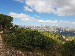 Views towards Vall de Laguar
