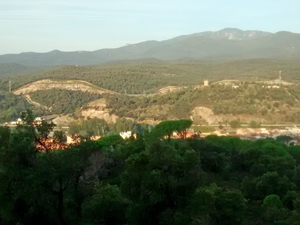 Looking back to La Jonquera