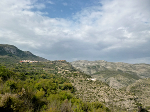 View back to Benimaurell