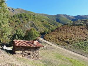 Stone cabin during the ascent