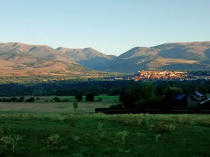 Looking back to Puigcerda