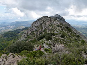 Col on Caballo Verde ridge