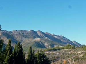 Distant Serrella ridge