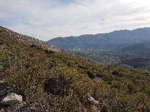 The end is in sight. Val De'Ebo from up high