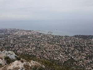 The view down to Denia