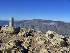 Summit trig point