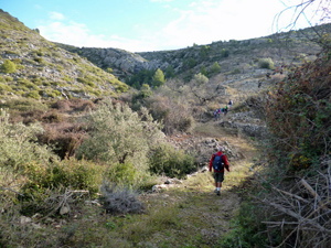Our footpath after the first !km