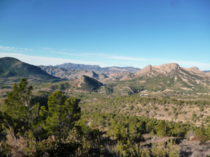 Sweeping views looking S