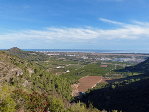 Looking back towards Xeresa