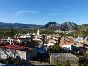 Looking over Benimeli to the Orba valley