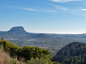 Looking seawards towards Montgo