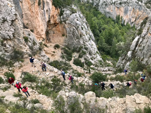 Looking down Passet Del Golero