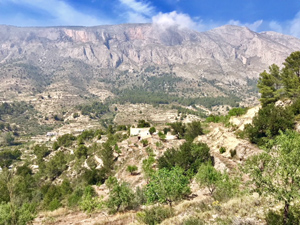 From the ridge towards Alt de la Penya de Sella