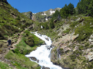 Waterfall in Riu Meners