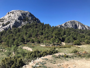 Alt de la Penya de Sella ridge, summit on right