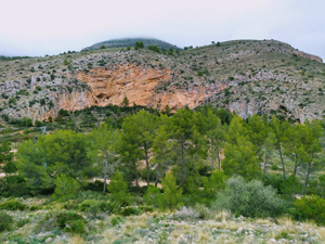 Red crags of Penya Roja