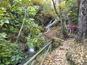 Walking up the river from Cazorla