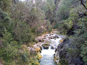 Working up the valley