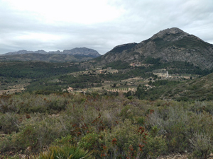 Distant Bernia ridge