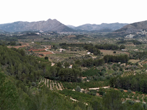 Looking across at the Cavall Verd and Mediodia