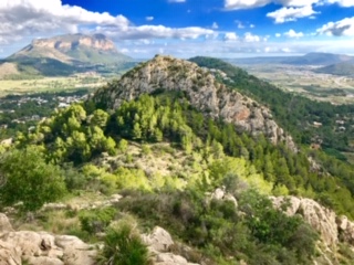 Picatxo and Montgo seen from el Miquelet