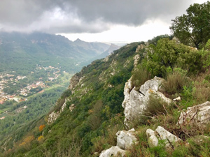 Looking out over La Drova