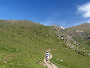 Looking back on the approach to Font d'Alba