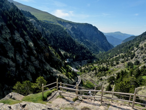 View down the valley from the Mirador