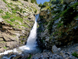 Waterfall- Salt del Sastre - near one of the Refugis