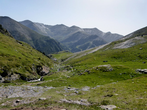 Looking back down the Torrent de la Coma de l'Embut