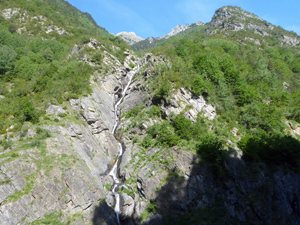 Waterfall of the Canal de Marsal