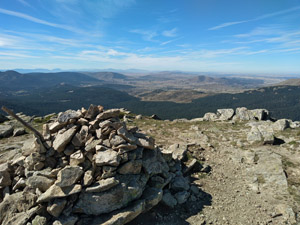 Summit cairn