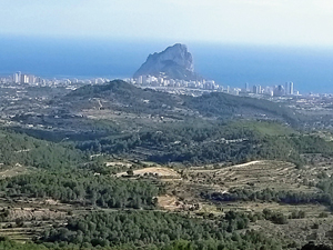 View of Calpe and Penon d'Ifach