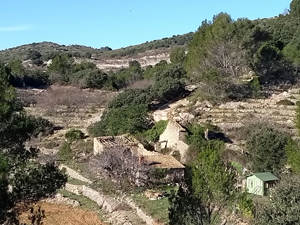 Farming terraces and hunters house