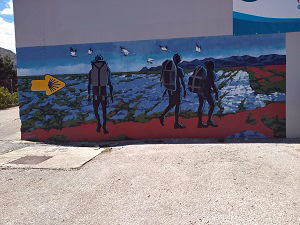 A long way from the Camino de Santiago!