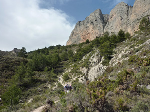 Climbing towards Collado
