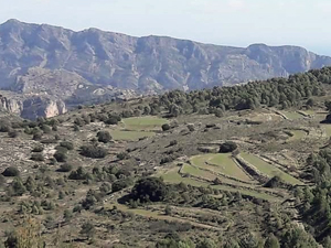 Fertile Guadalest valley