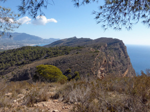 Sierra Helada ridge from South to North