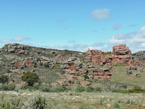 Rocky castles